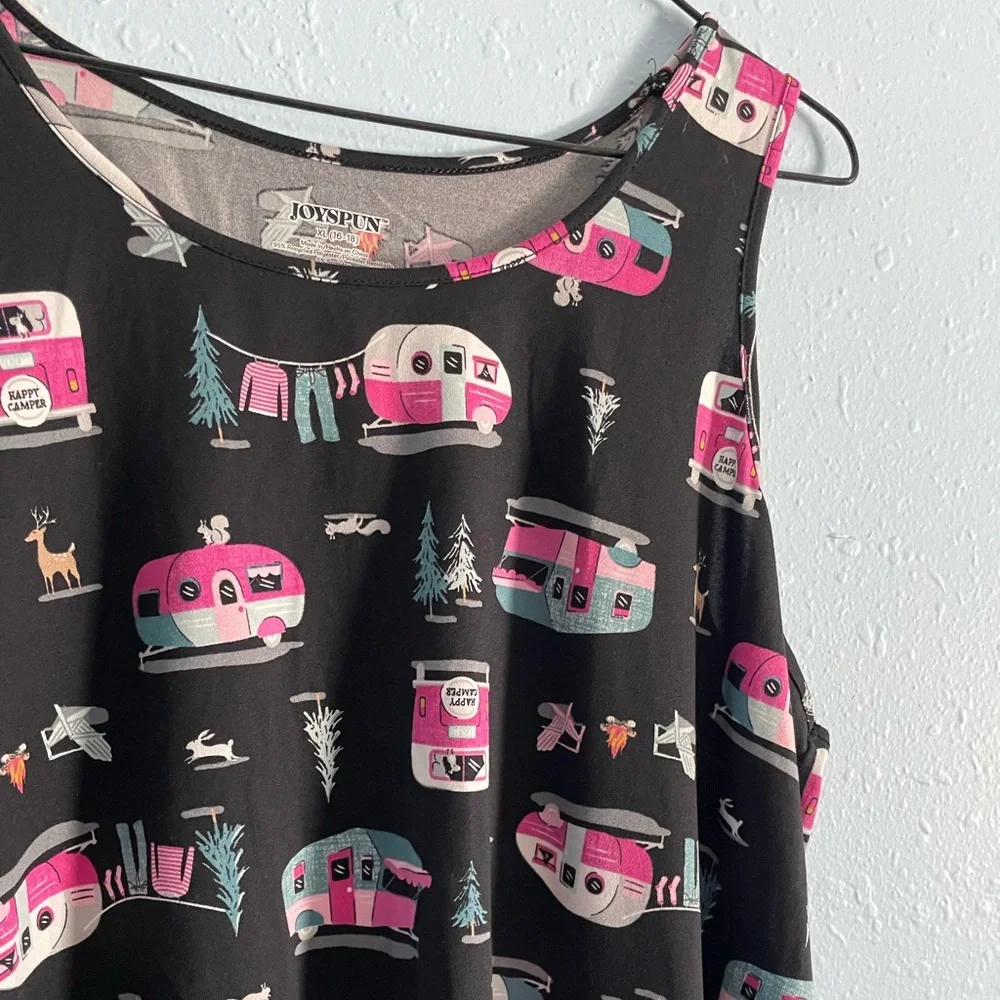Camper pajama shorts and tank set - Picture 3 of 8